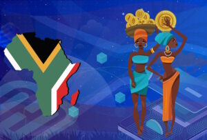 African women carrying baskets on their heads